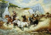 unknow artist Horses 01 oil painting picture wholesale
